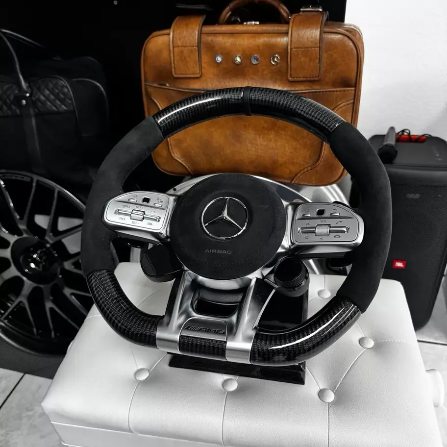 Mercedes-Benz Amg Sport Carbon Lenkrad U88 Driver Unit Carbon Paddeln E63 C63