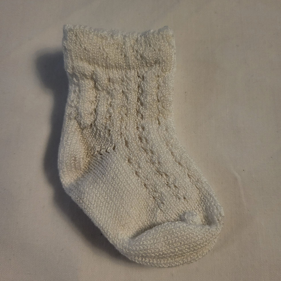 Thumbnail: Openwork Newborn Socks