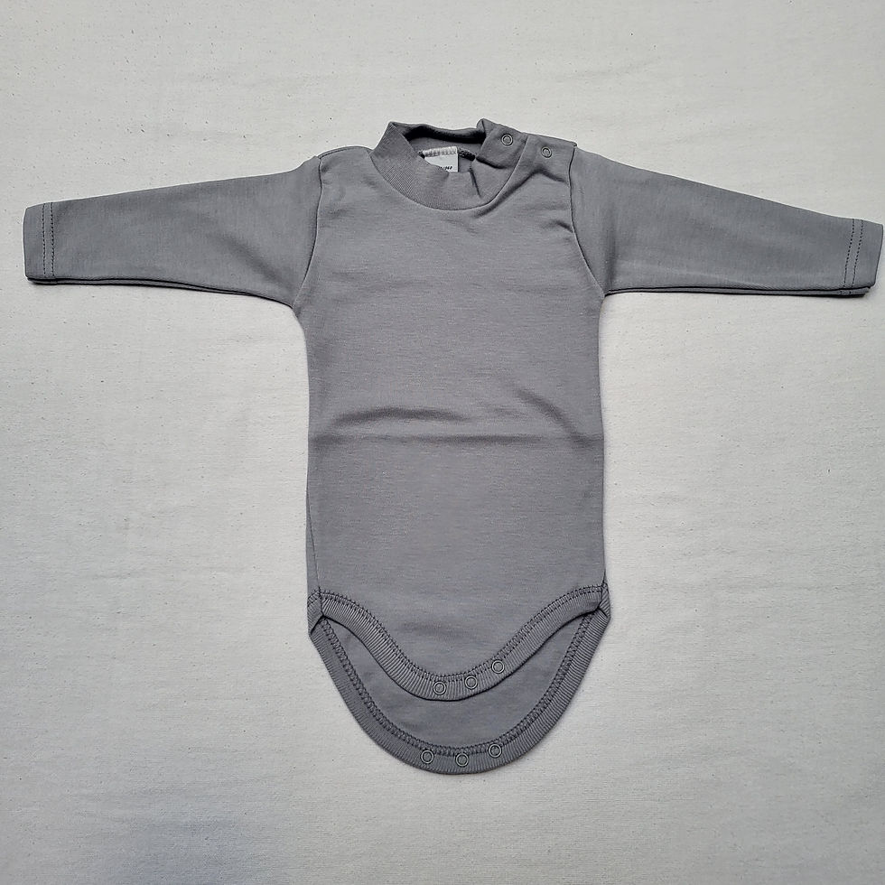 Thumbnail: Grey Turtleneck Bodysuit