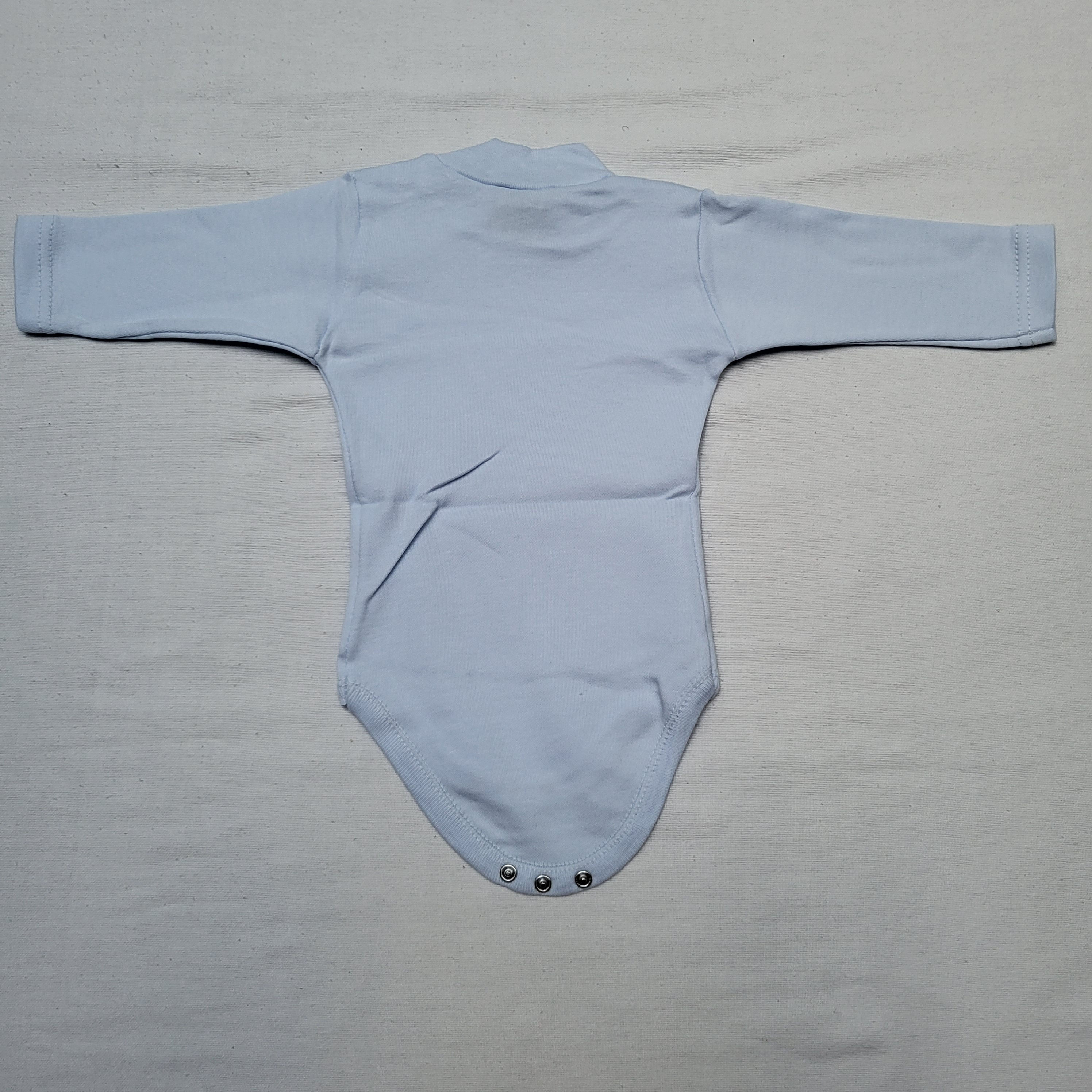 Blue Turtleneck Bodysuit