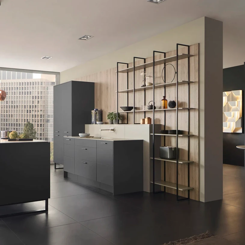 Modern Open Shelves Kitchen