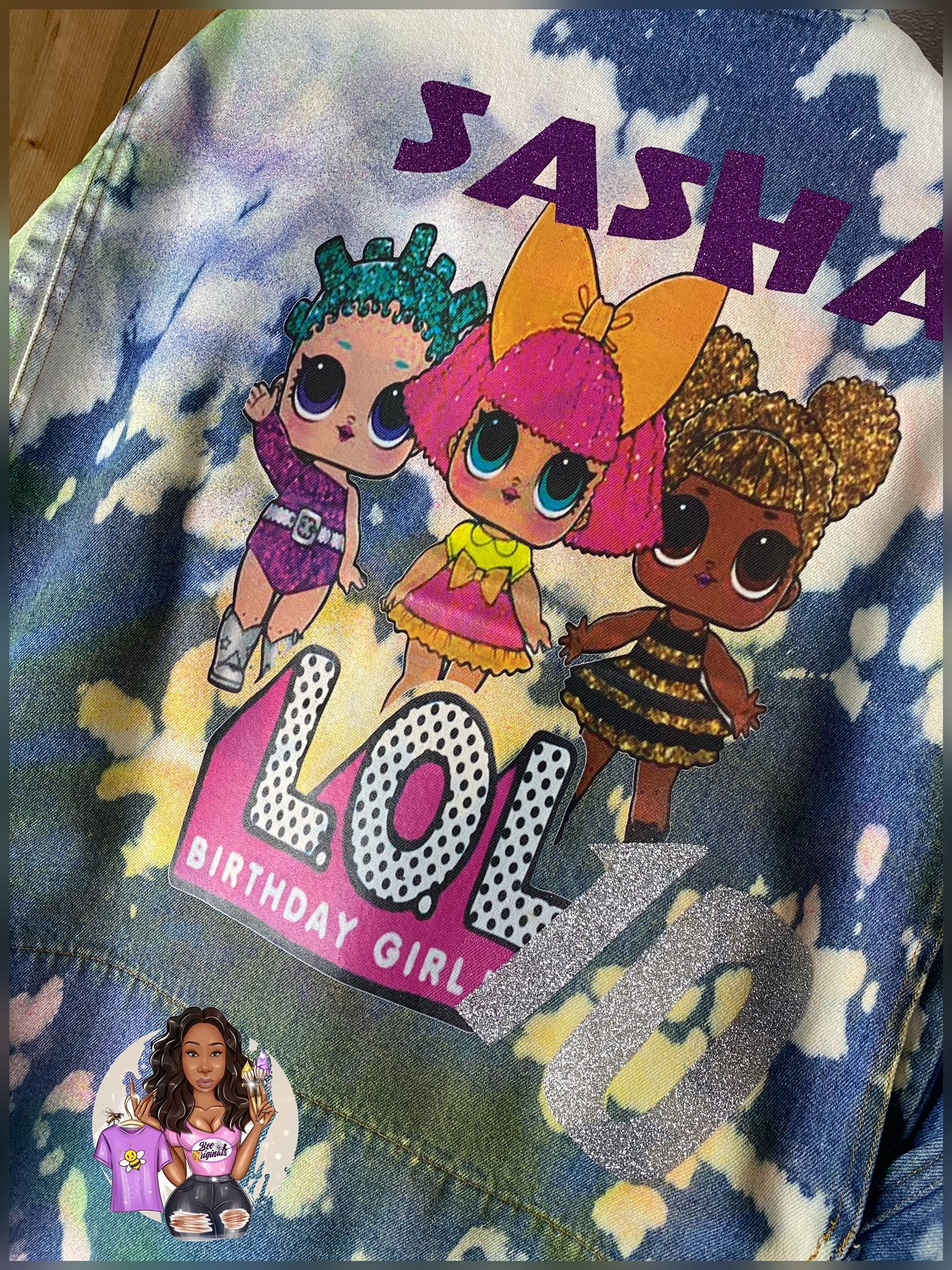Custom LOL dolls denim set
