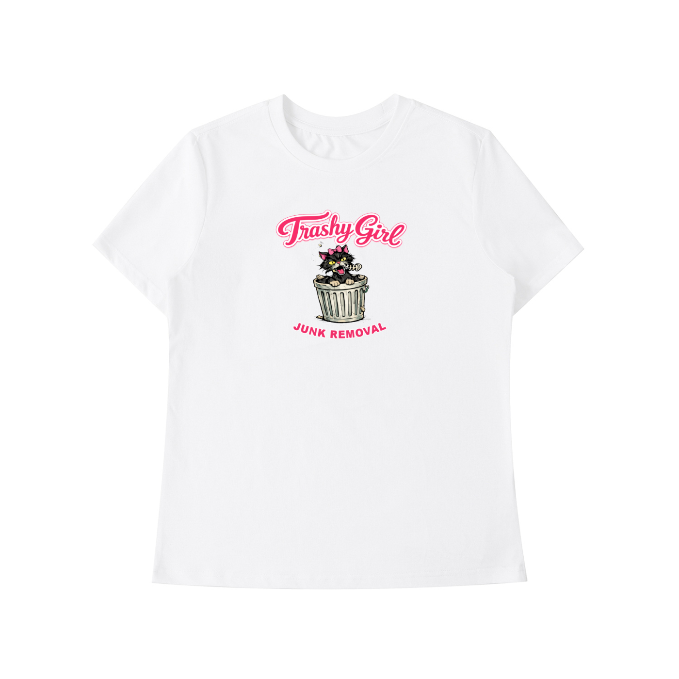 Trashy Girl Women's White T-shirt