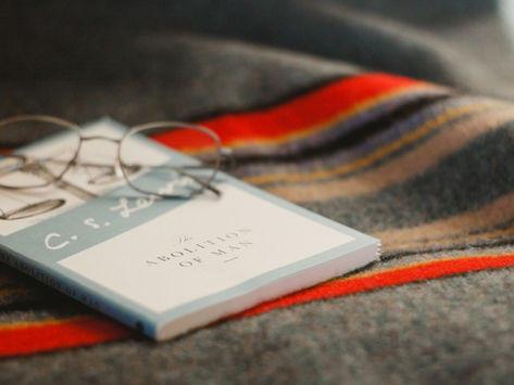 CS Lewis Book and Glasses, By Caleb Woods