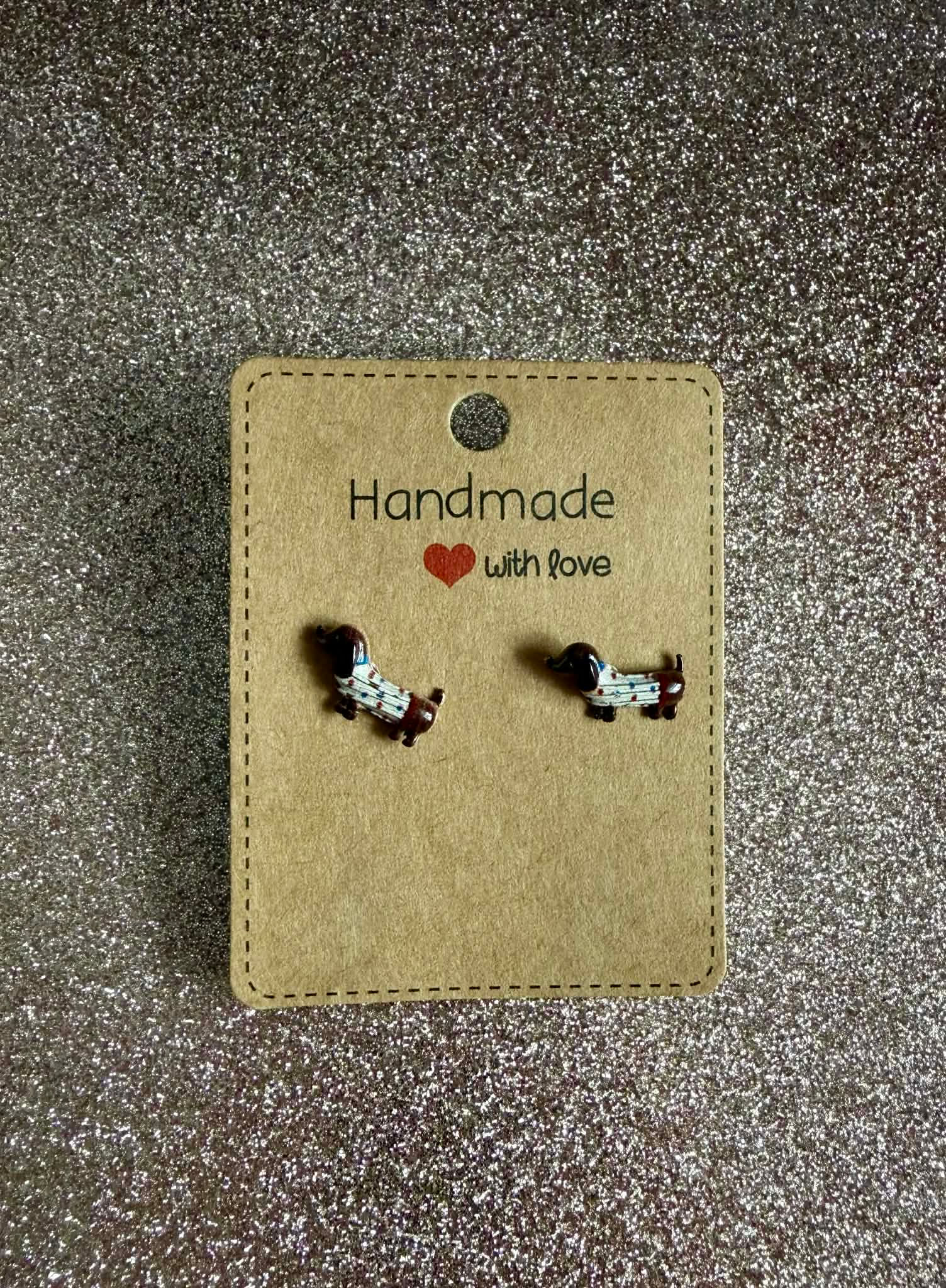 Dachshund Stud Earrings