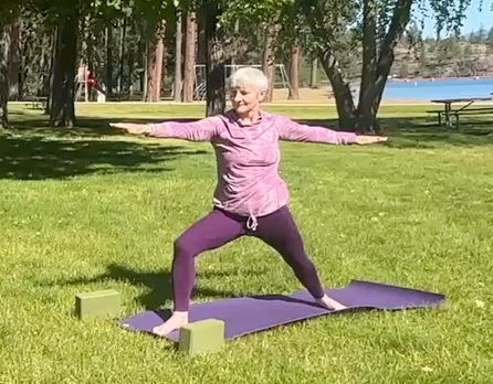Warrior 2 pose