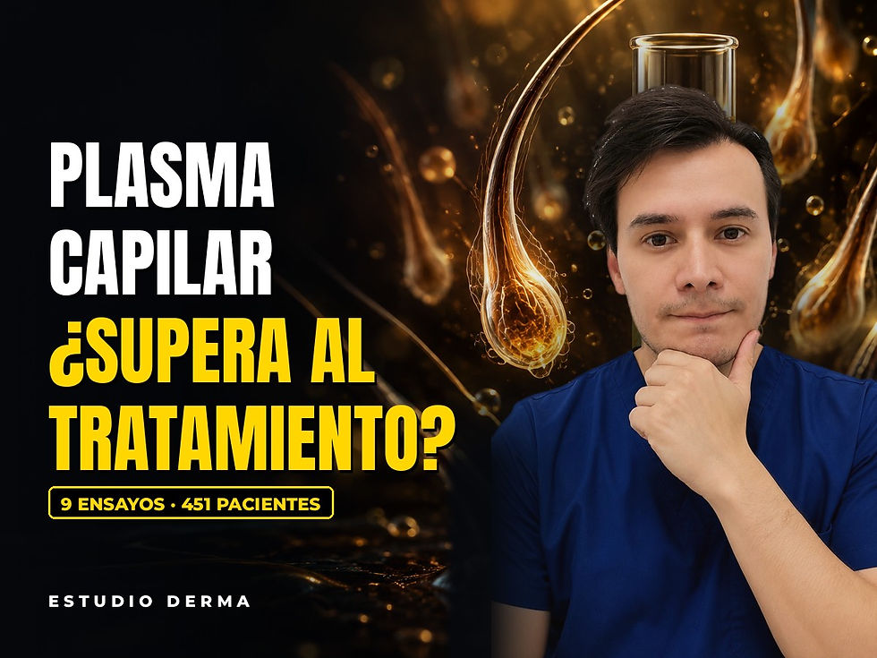 Plasma rico en plaquetas para el cabello: qué mostró frente al tratamiento estándar