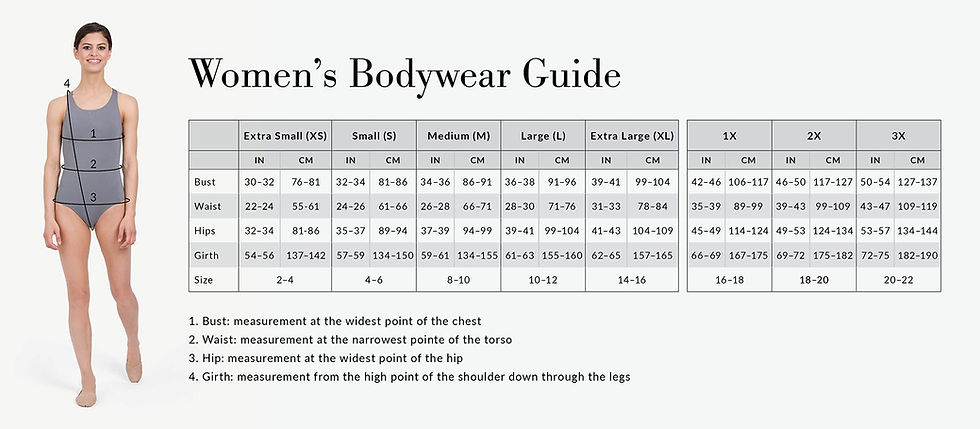 Thumbnail: Body Stocking Clear Straps (Capezio)