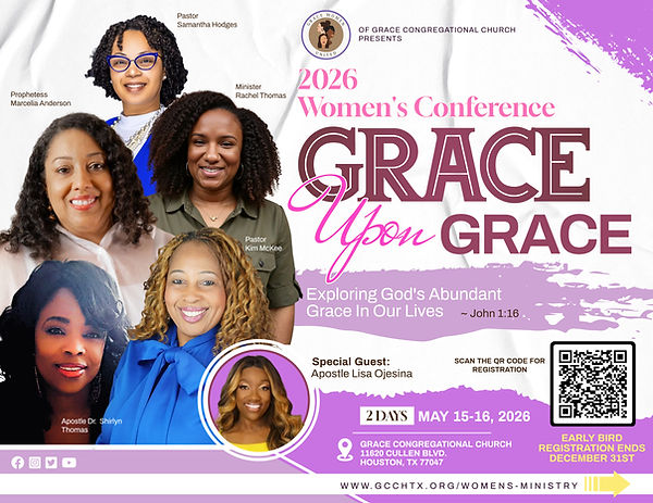 2026 Women's Conference Flyer
