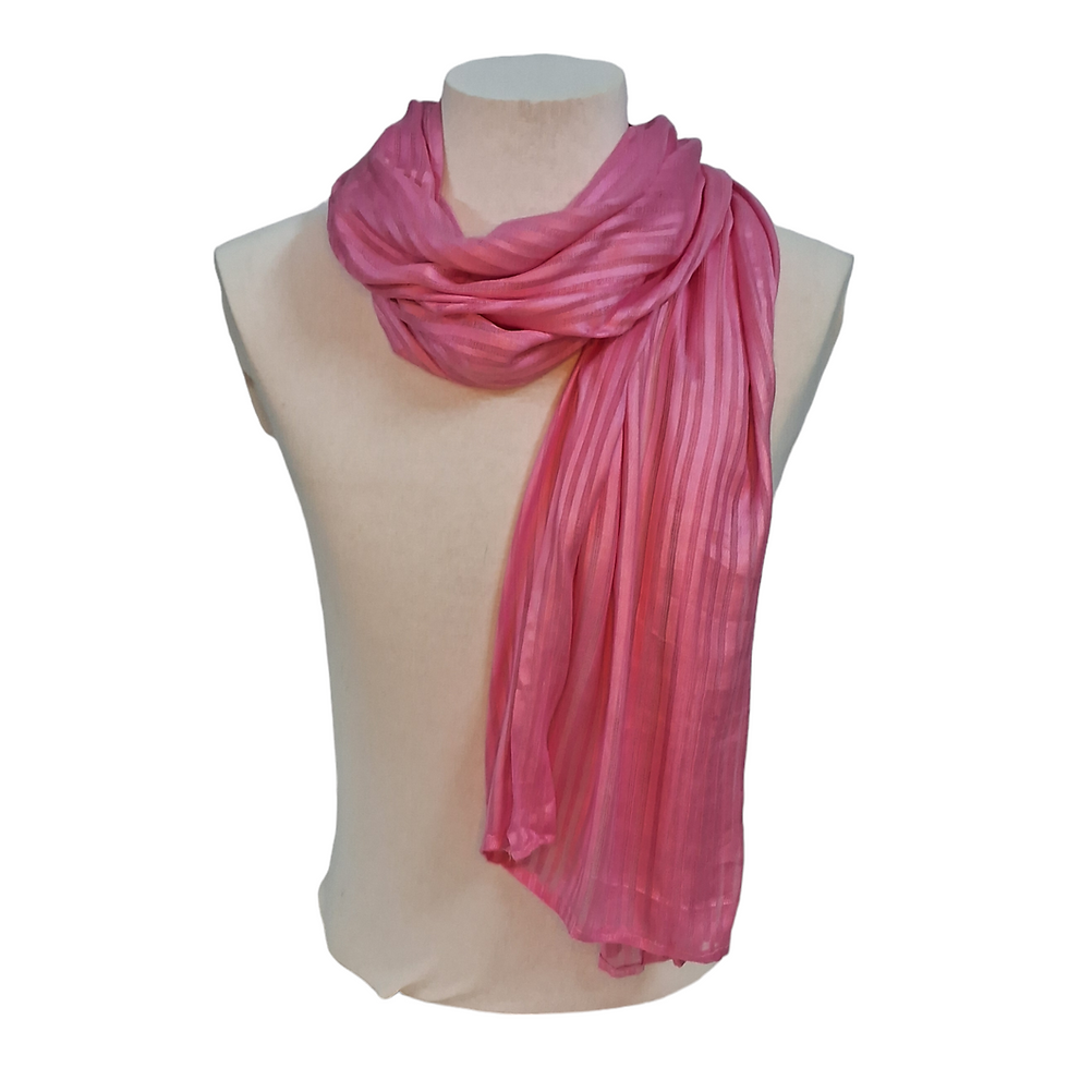 WOMENS SELF STRIPED SHAWL