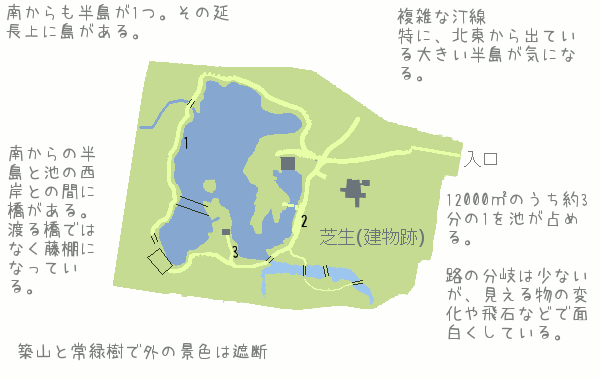 天赦園平面図