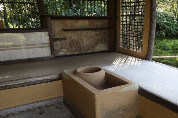 桂離宮庭園の藪と林