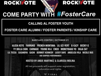 ROCNATION #FOSTERCARE ROCK THE VOTE