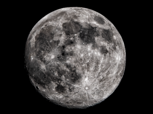 Detailed photograph of the Moon captured handheld with a Nikon Z8 and NIKKOR Z 180-600mm lens at 600mm.