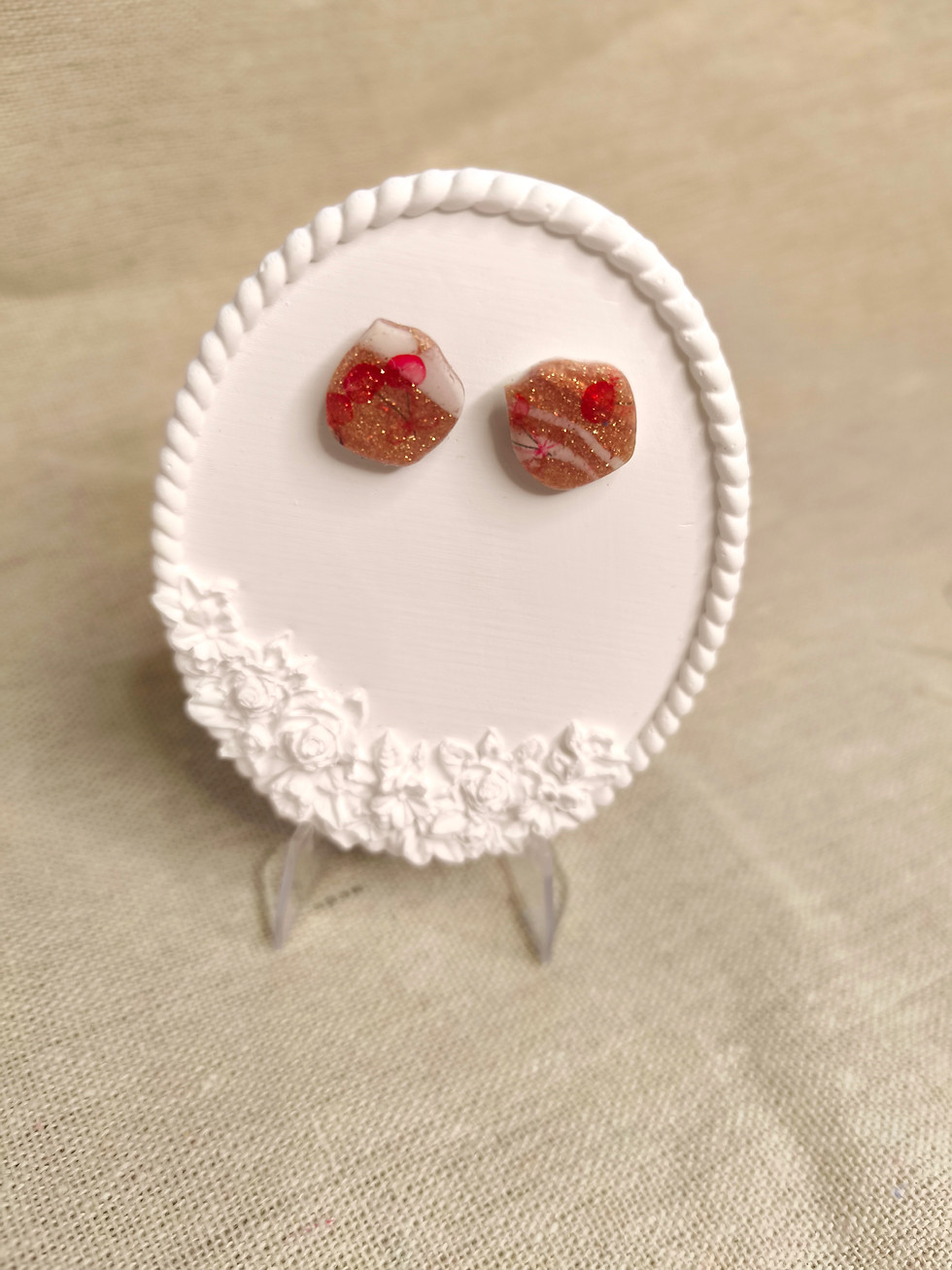 Miniature : Boucles d’oreilles "Cerise Gourmande"