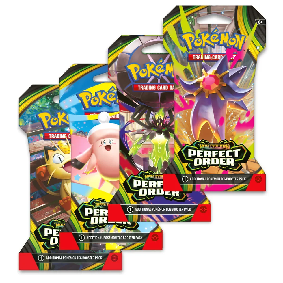 Pokemon Perfect Order Sleeved Booster Pack Selection
