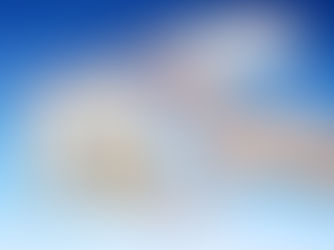 hand holding a house with bluesky