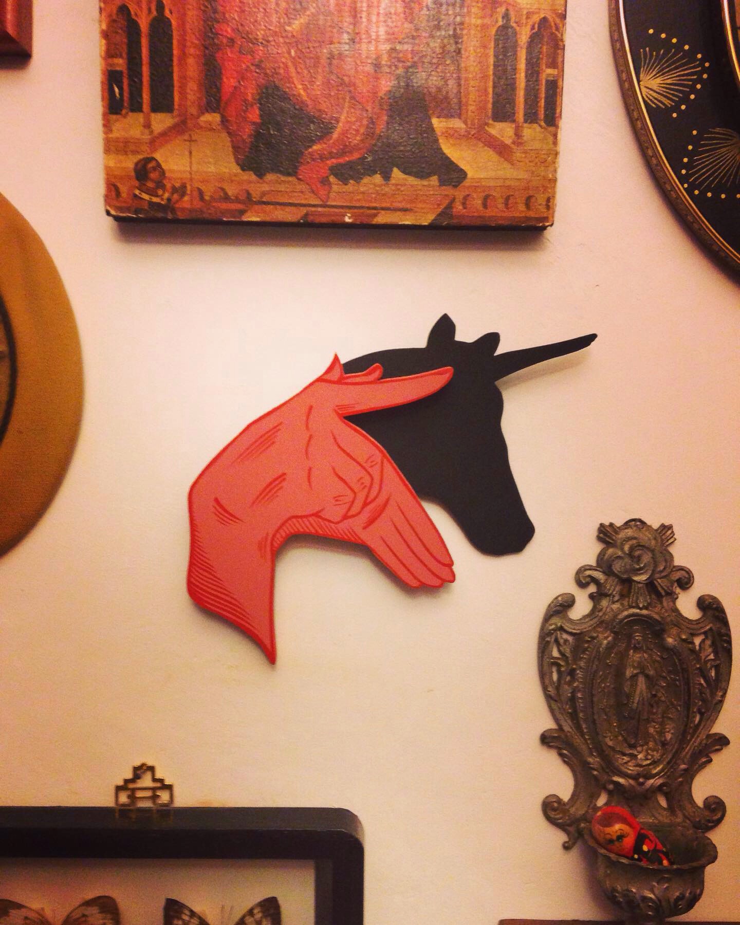 Ombre chinoise Licorne
