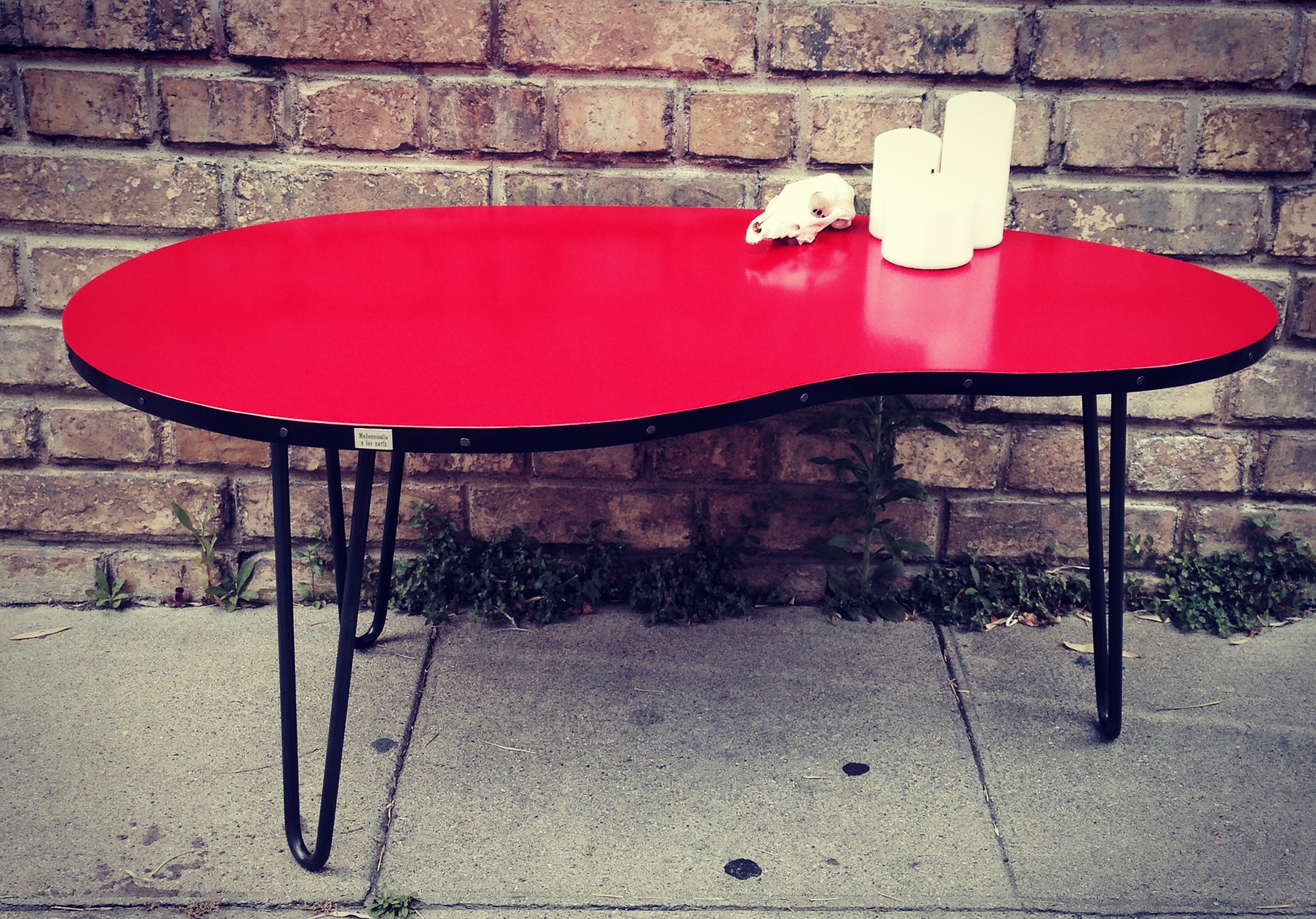 Table basse Haricot Red