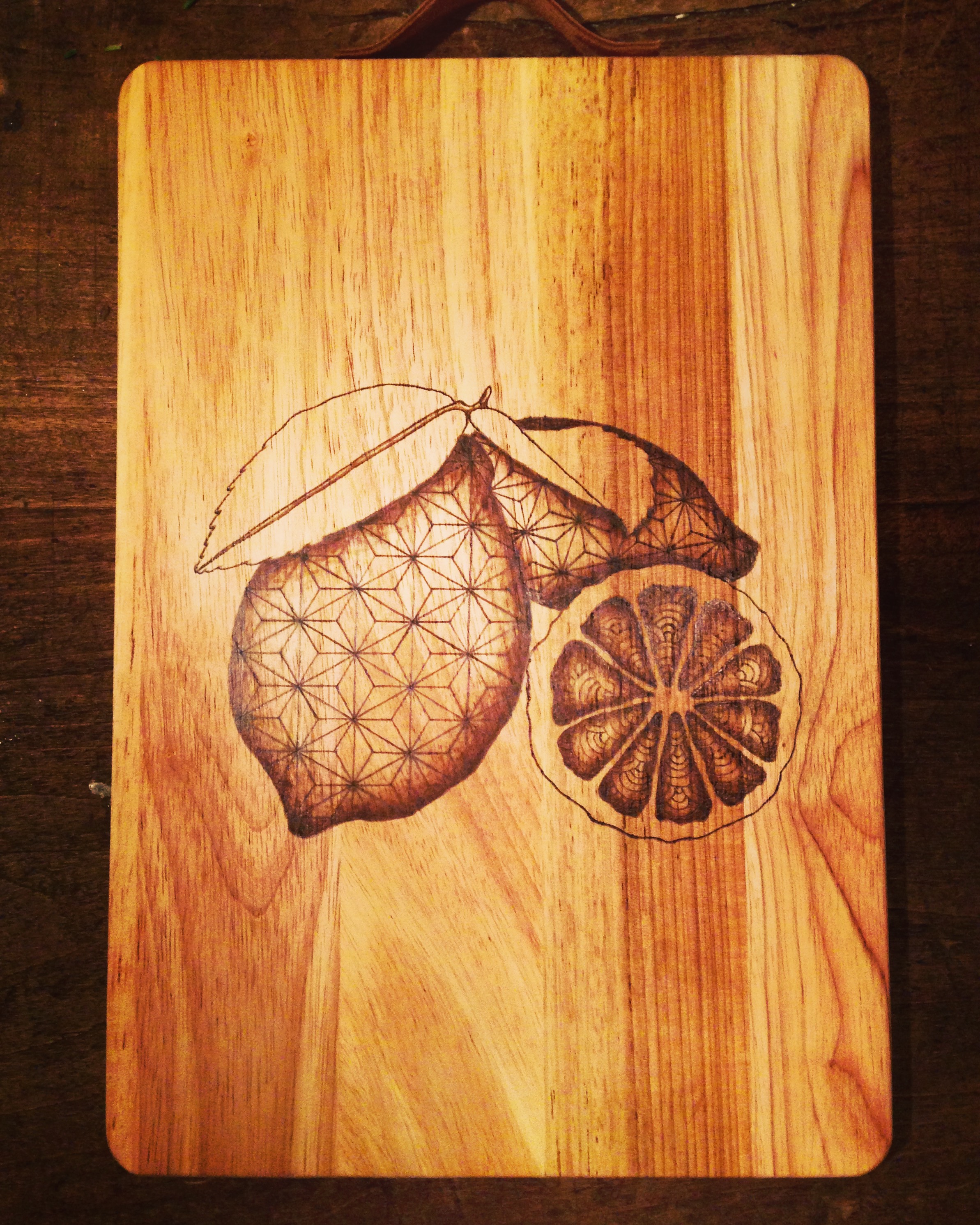 Planche à découper Citron