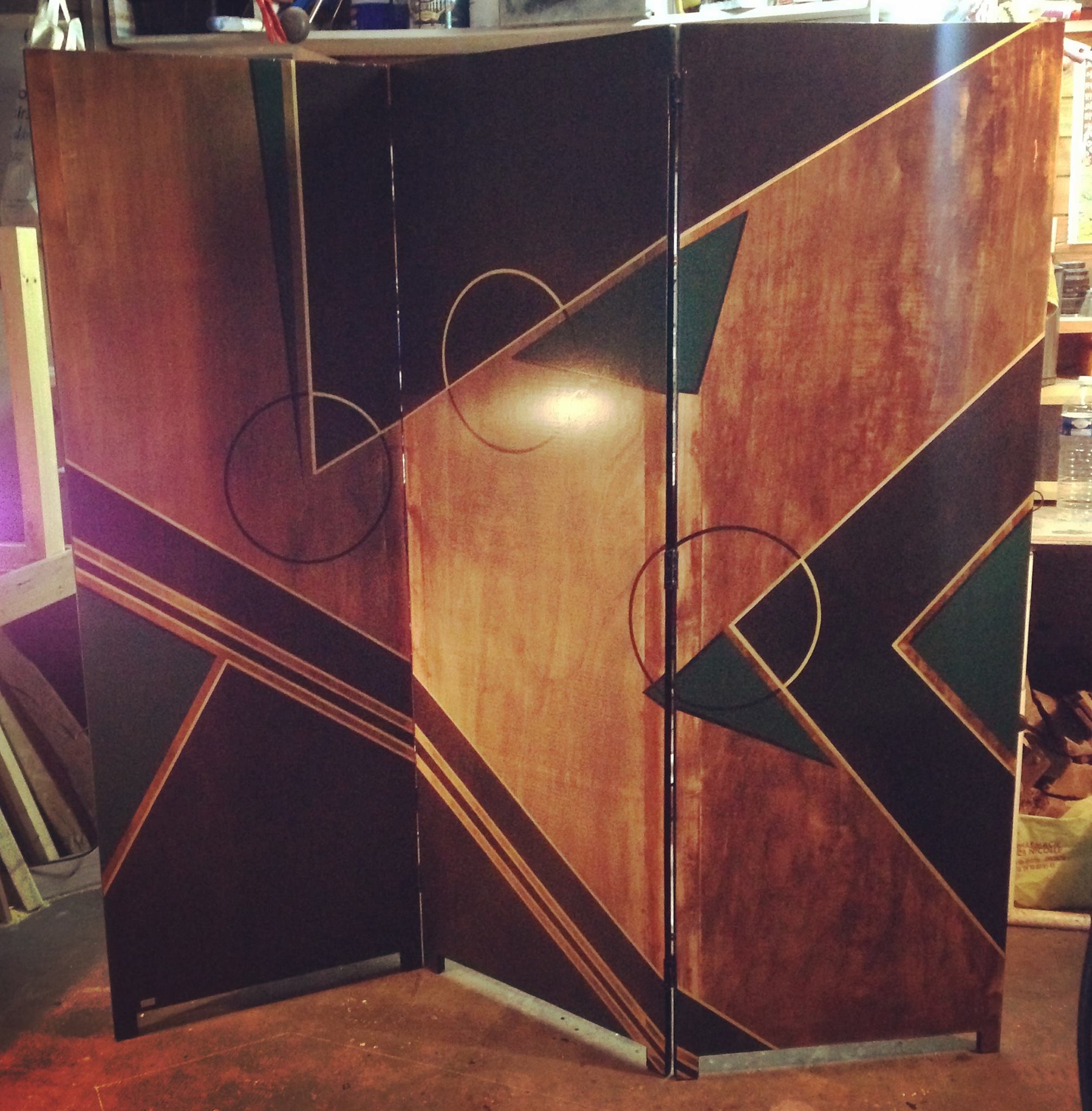 Paravent Art-déco
