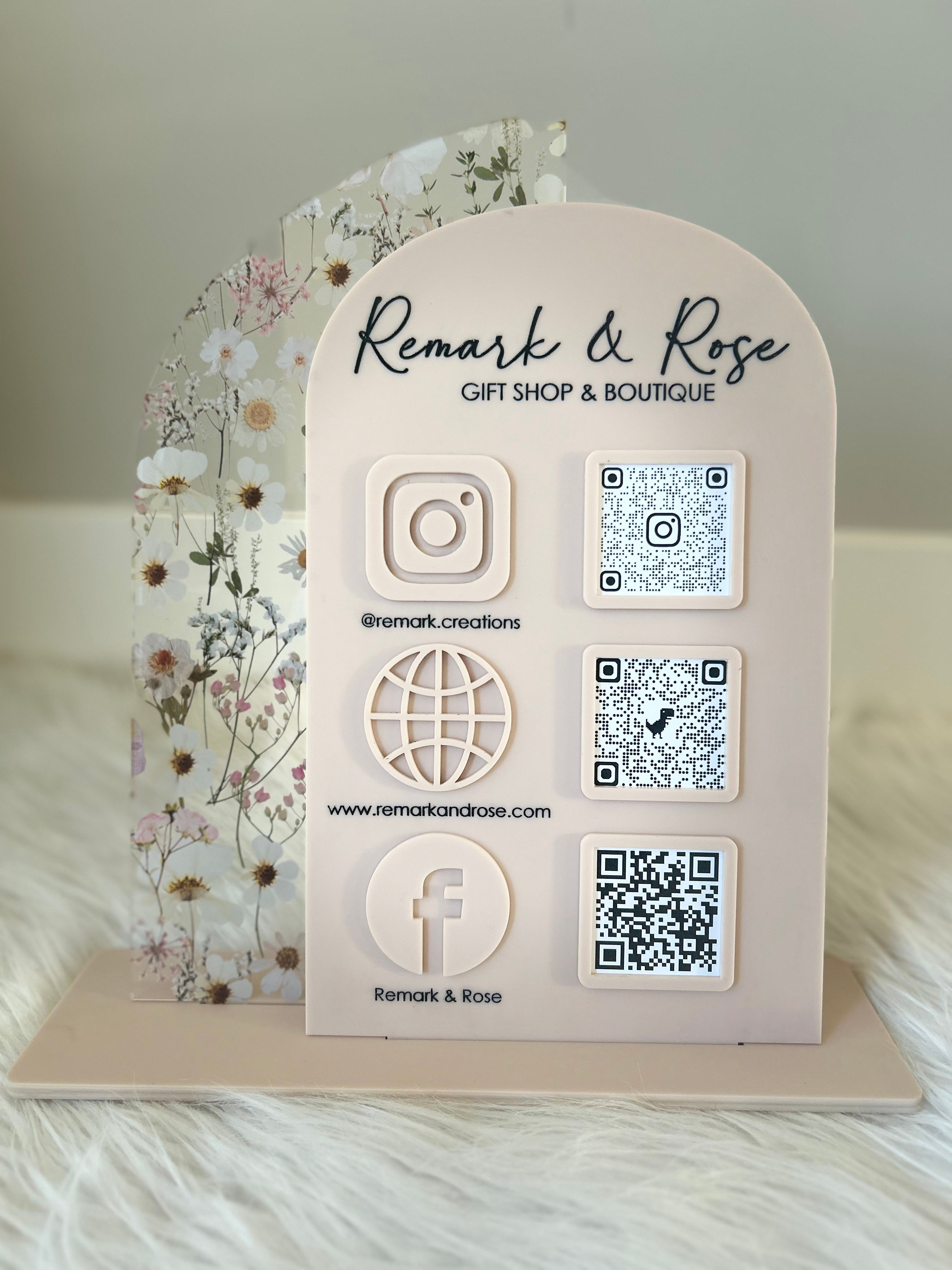 Barcode Business Sign DEPOSIT