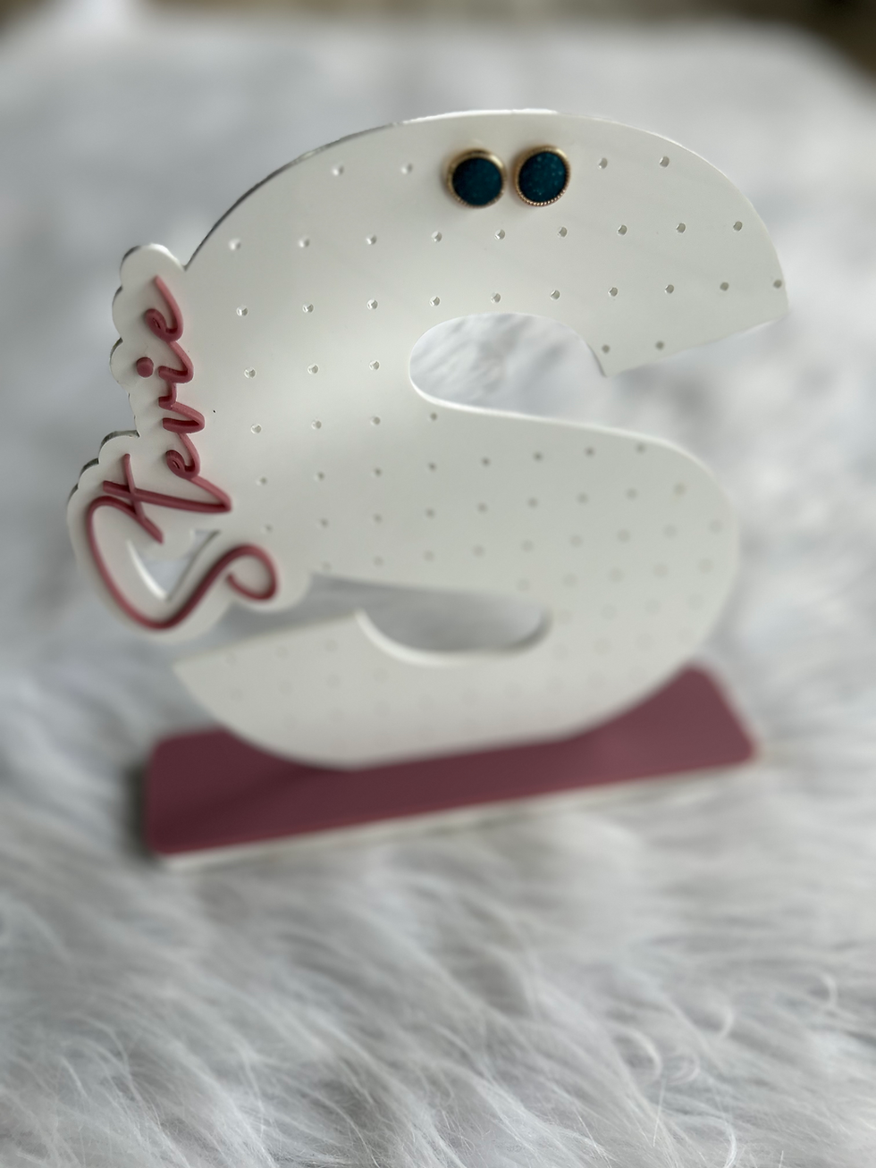 Thumbnail: Earring Holder - Personalized Letter/Name 