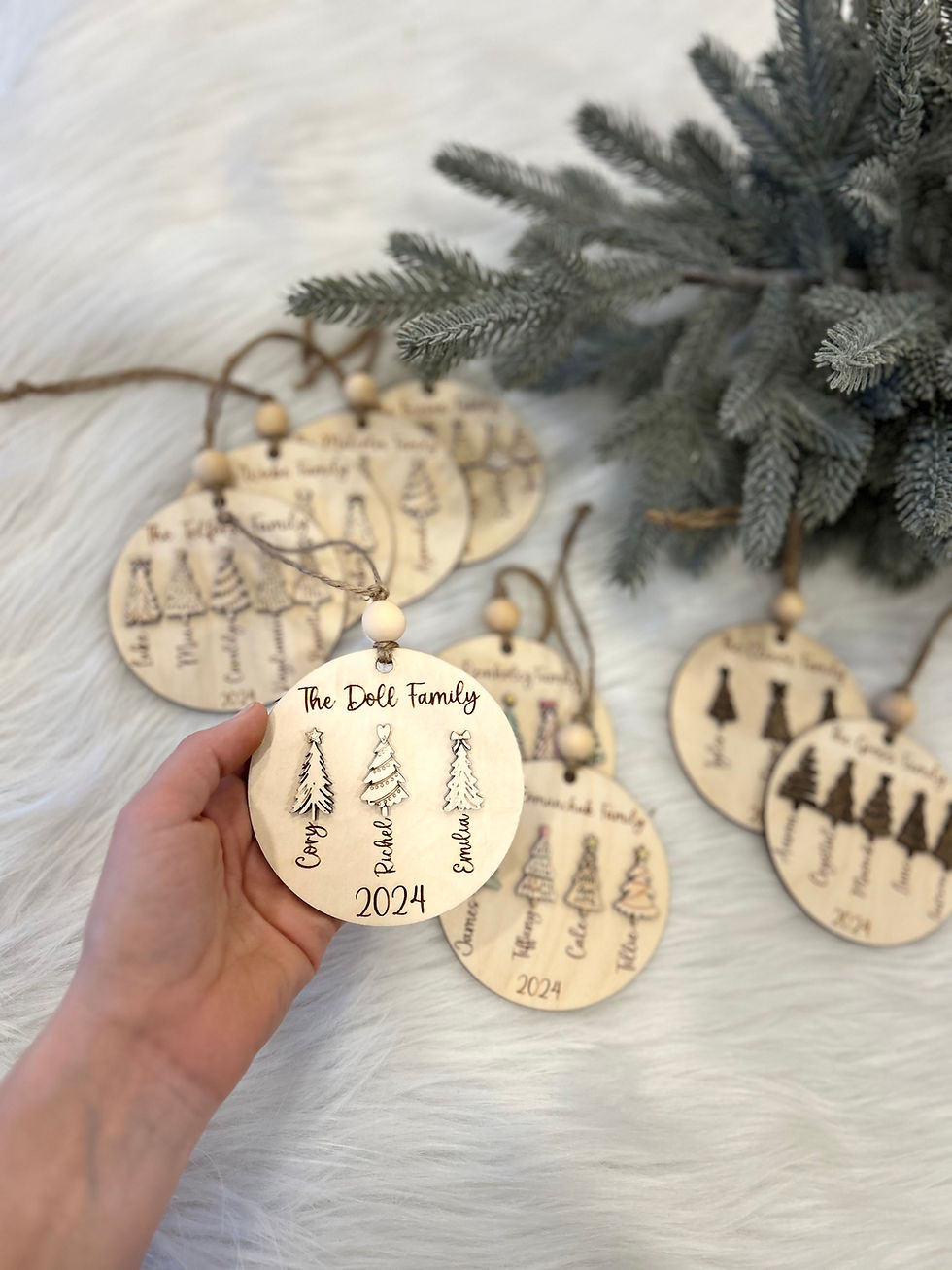 Thumbnail: Personalized Family Ornament