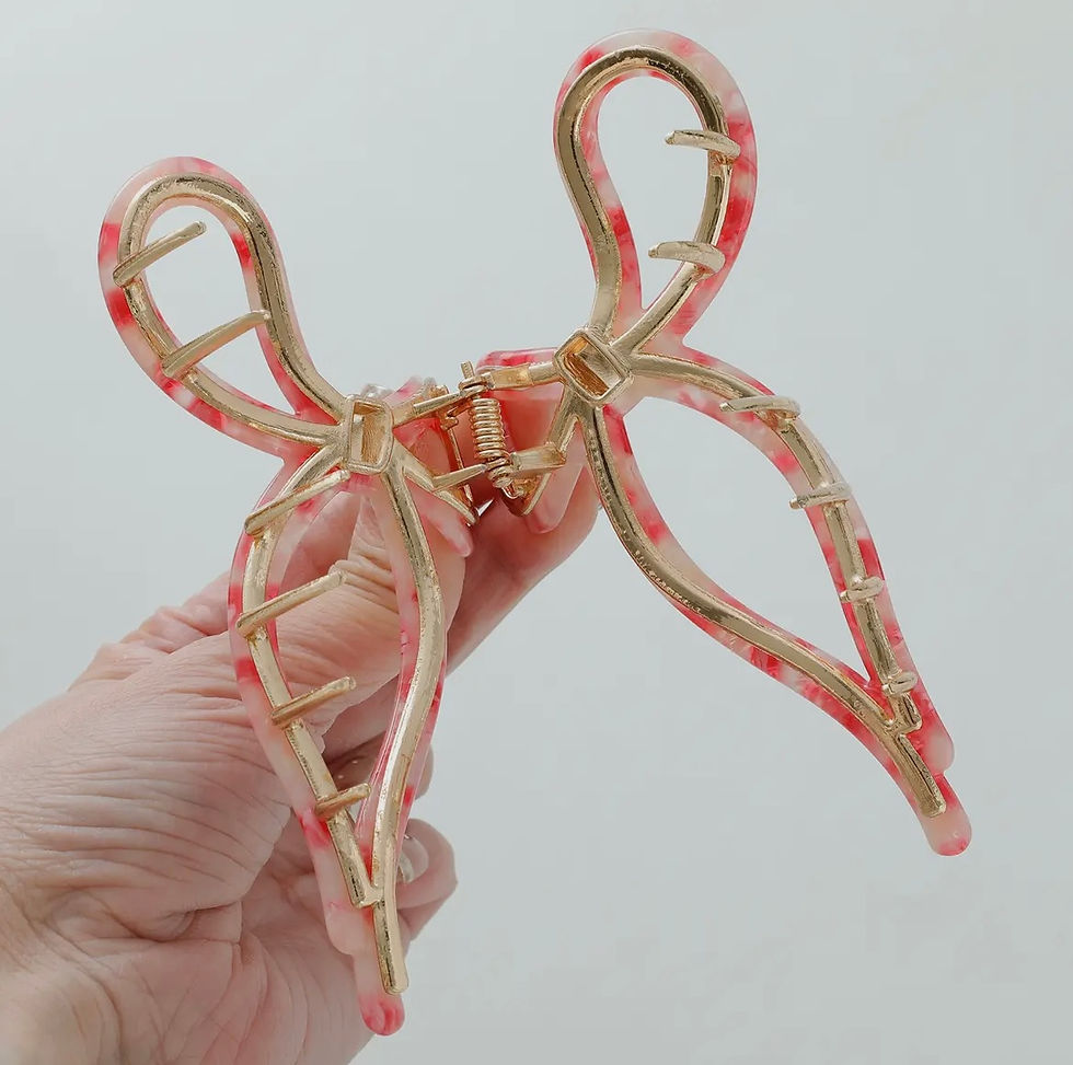 Thumbnail: Spring Bow or Squiggly Hair Clips