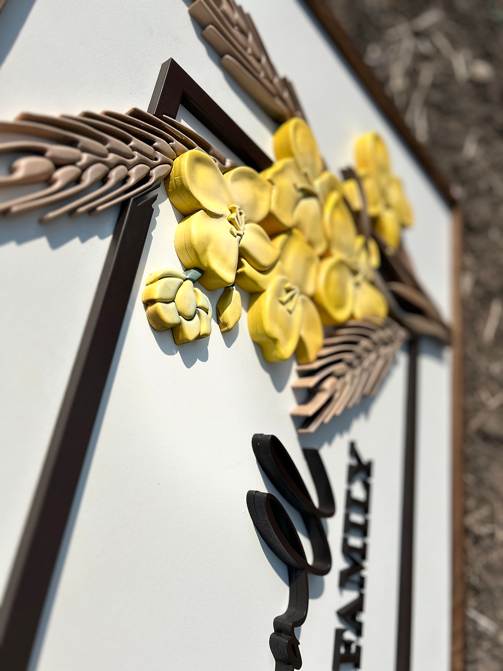 Thumbnail: Canola & Wheat Family Ag Sign *DEPOSIT*
