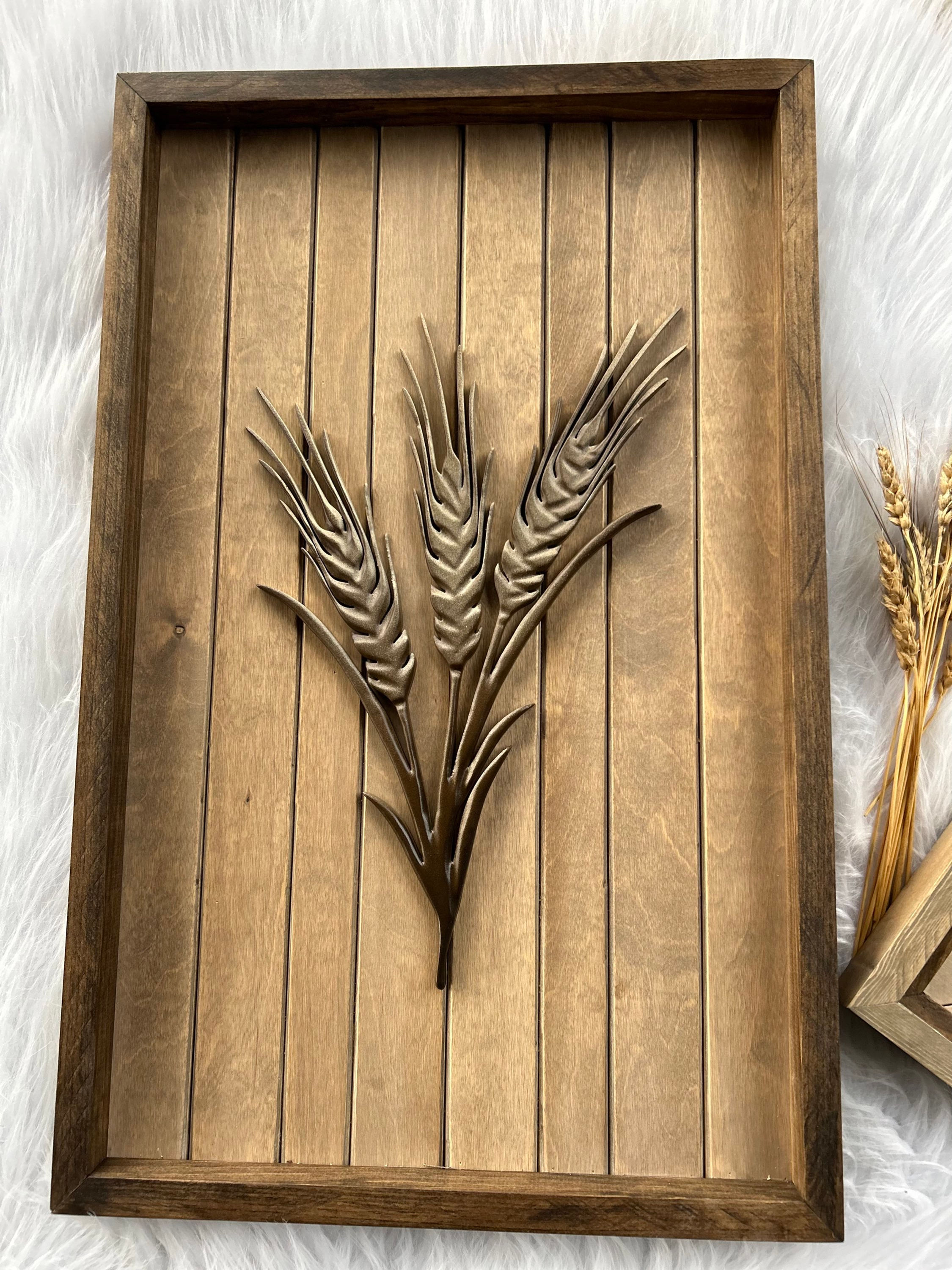 Large 2’ Handshaped Wheat Statement
