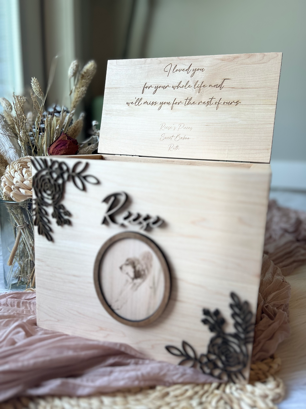 Thumbnail: Keepsake Box (Wedding, Memorial) DEPOSIT 