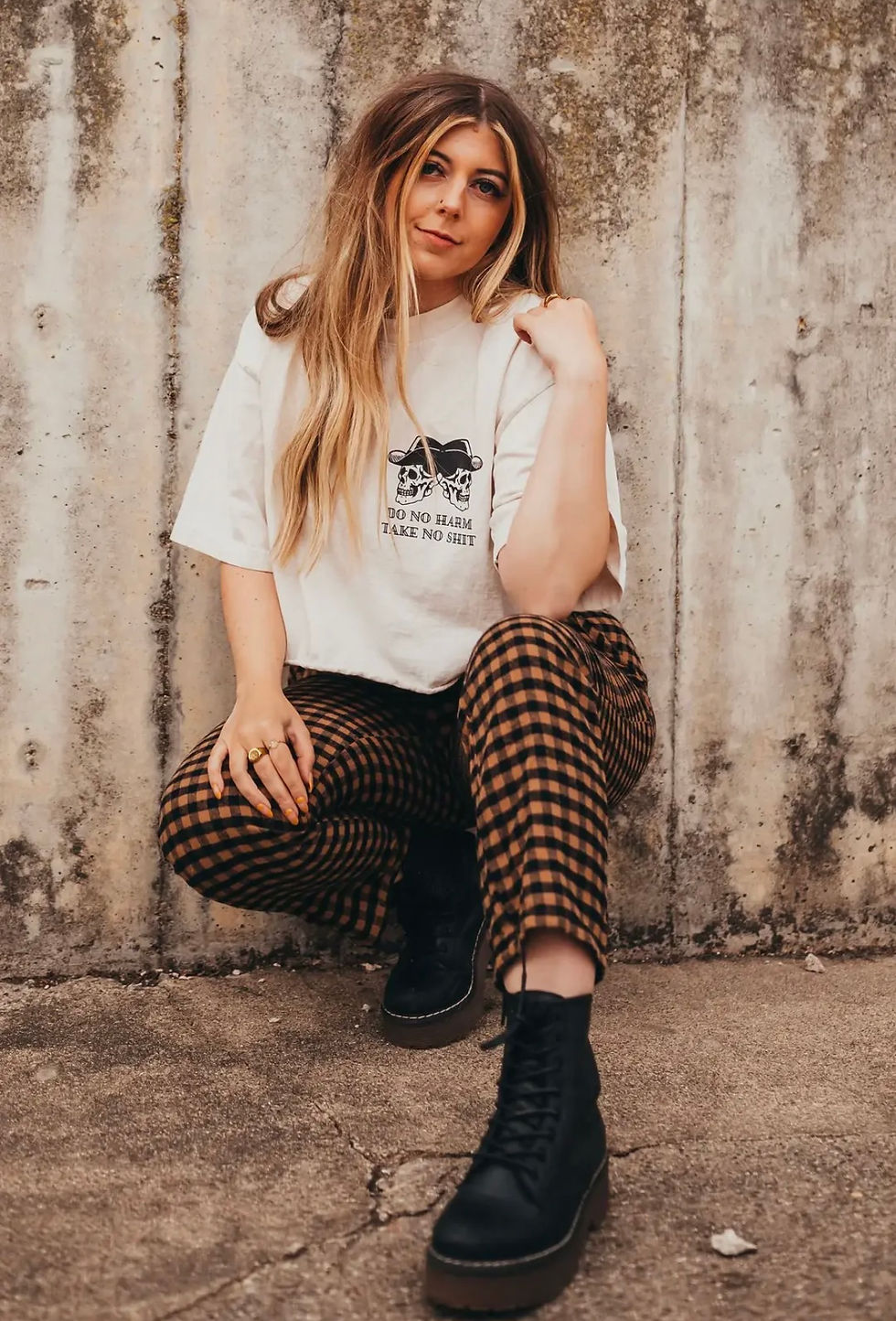 Thumbnail: Do No Harm Take No Shit Graphic Tee