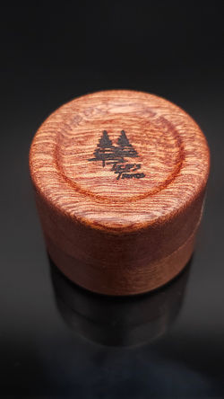 Wooden Sleeved Jar