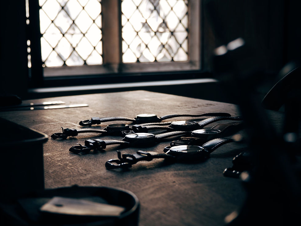 Inside a British watchmaker's studio