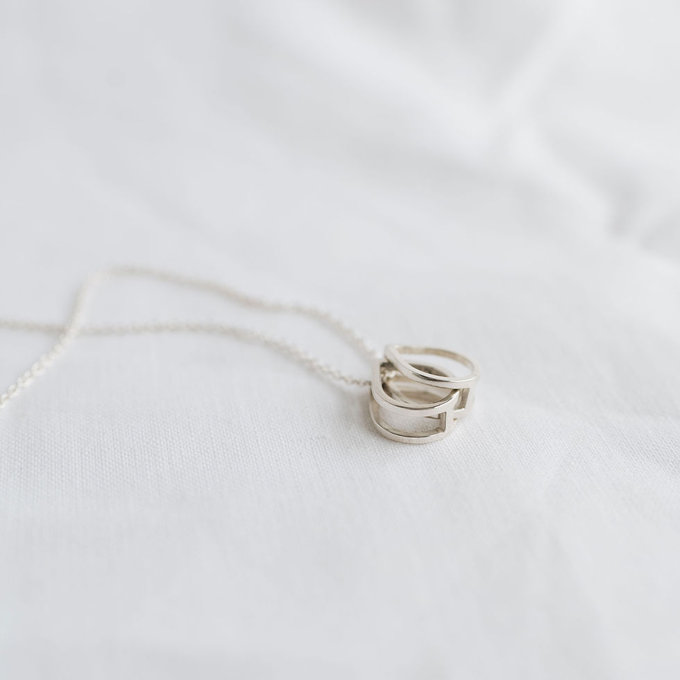 Thumbnail: Mini Lotus Love Necklace