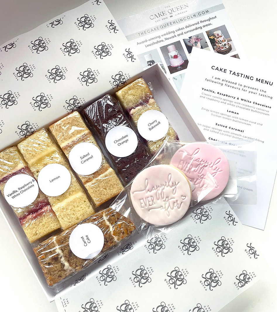 Wedding Cake Tasting Box