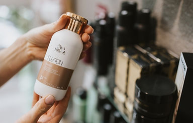Professional haircare products recommended by Red Hair Lincoln