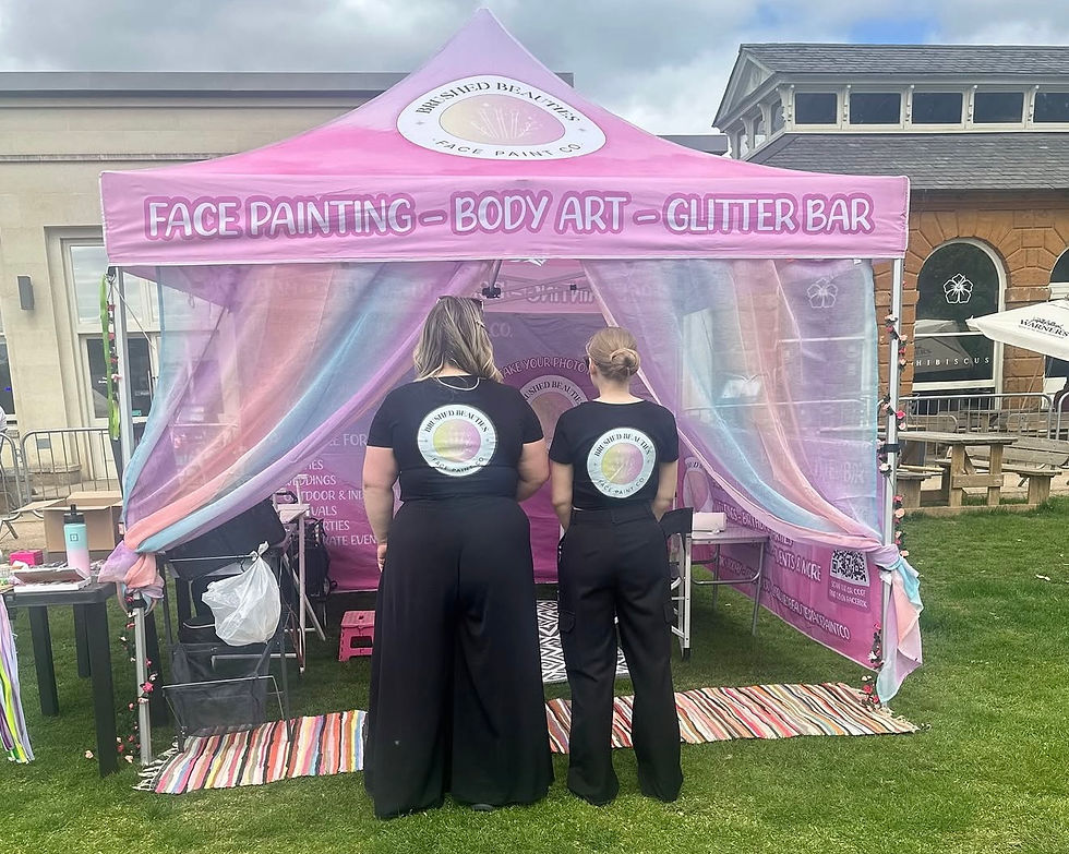 Corporate Face Painting & Glitter Bar Hire for Events