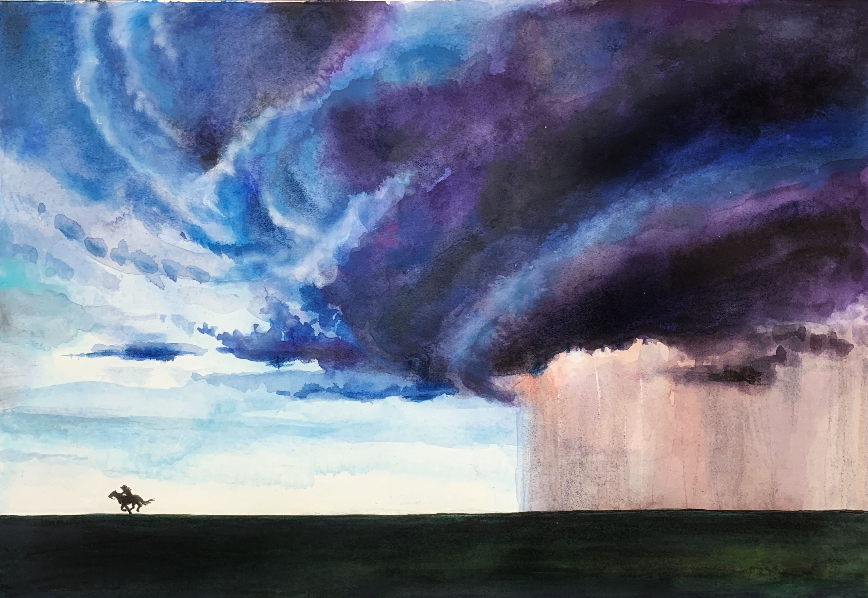 The Storm  8" x 10" Matted Print