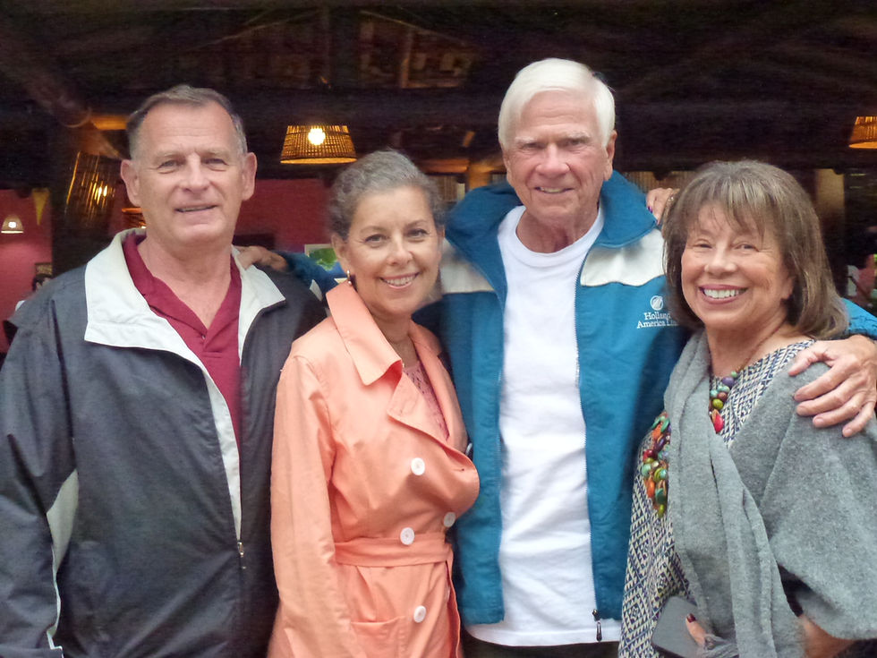 Tom Blake, Greta Cohn and family in Brazil