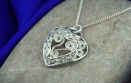 ELLI Bracelet Woman Heart Symbol Love Filigree in 925 Sterling Silver ELLI Bracelet Woman Heart Symbol Love Filigree in 925 Sterling Silver