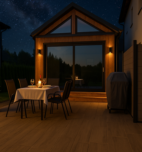 sternenhimmel-candle light dinner-tinyhouse-terrasse-romantisch