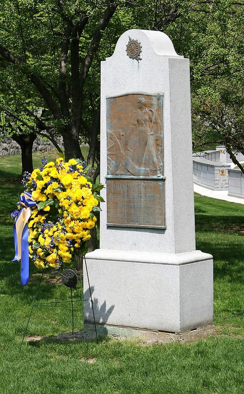 The monument to Corbin at West Point.
