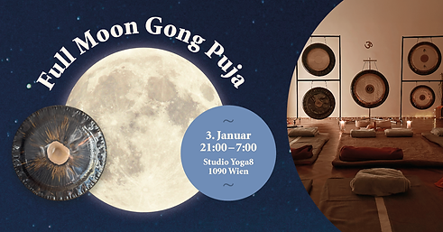 Gong Puja Wien Gong Nacht 3.1.26 Soundbath Wien Soundhealing
