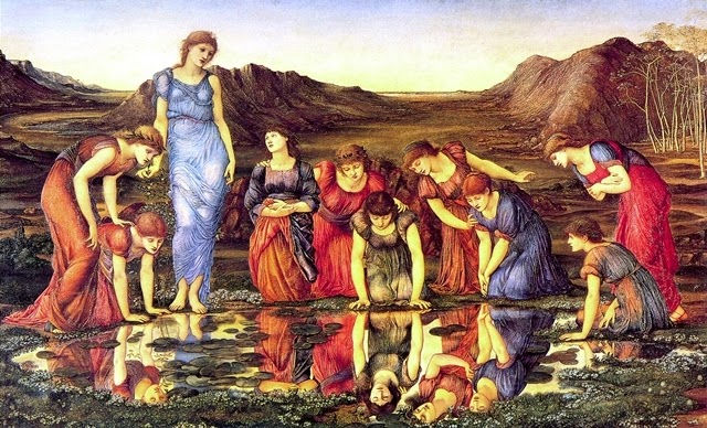 O Espelho de Vênus, 1875, Edward Burne-Jones 