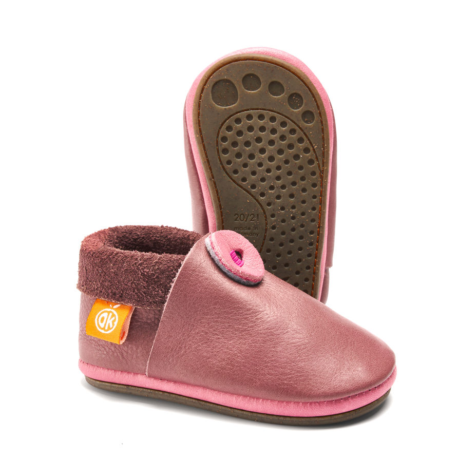 Orangenkinder Barfußschuhe Amigo Sohlenansicht lila