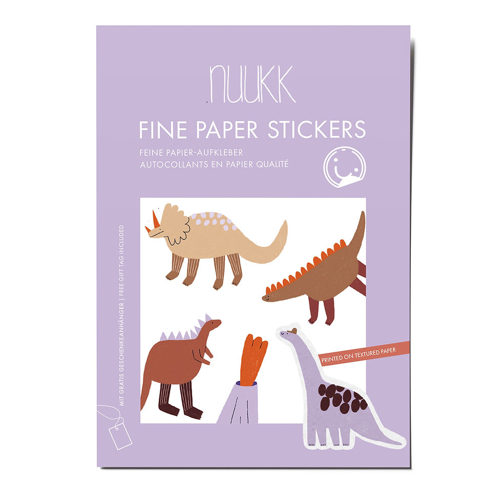 Nuukk Stickerbogen Dinos