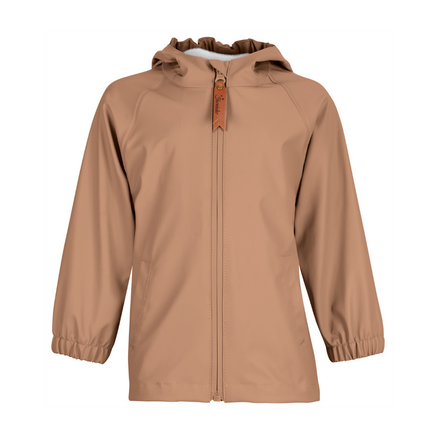 Regenjacke Braun Vorne
