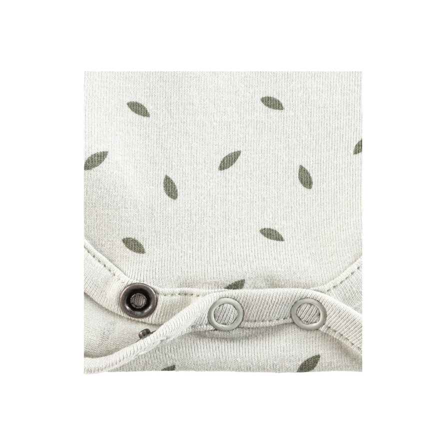 Sterntaler Babybody Blätter Knöpfe